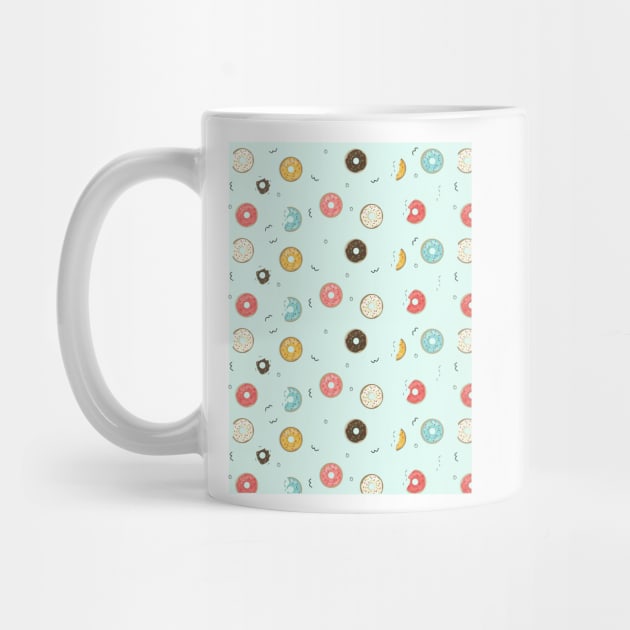 Tasty Donuts Pattern by IstoriaDesign